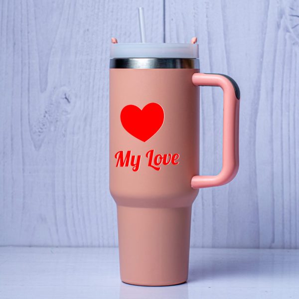 Custom valentine stanley cup