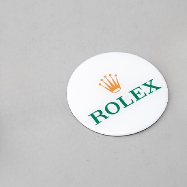 Branded round fridge magnets