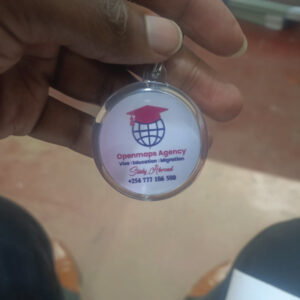 Custom round keychain kenya