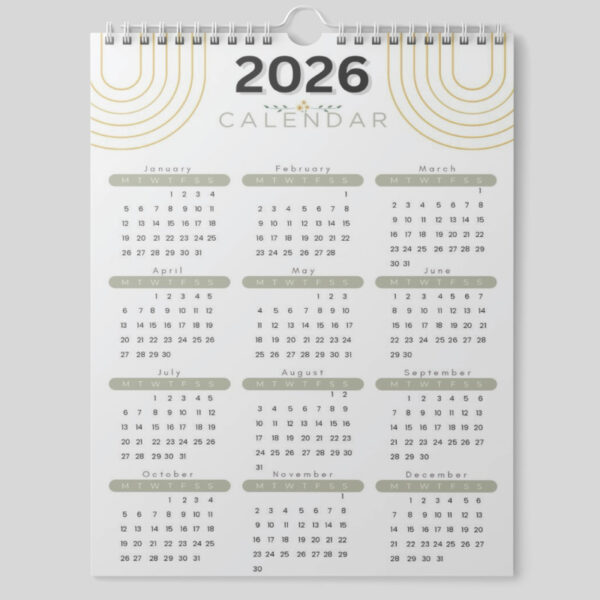 2026 wall office calendar