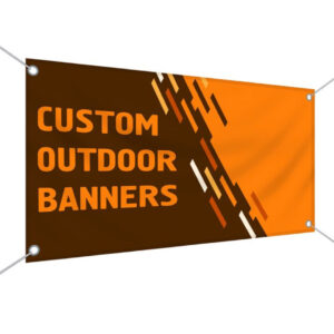 Custom outdoor printed banner