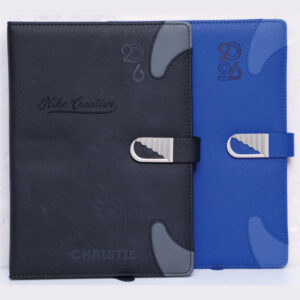 Engraved corporate 2026 diary