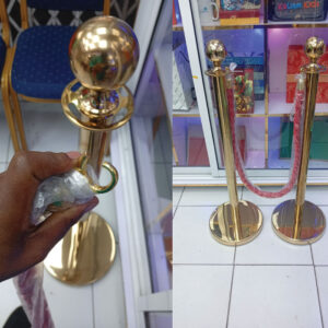 Queue Stand and Stanchion Pair