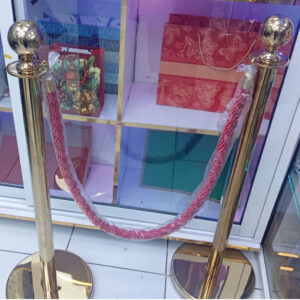 Queue Stand and Stanchion Pair