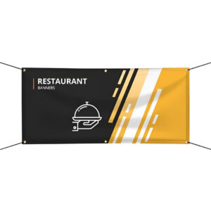 Restaurant advertising banner