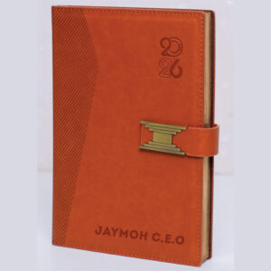Engraved 2026 executive diaries