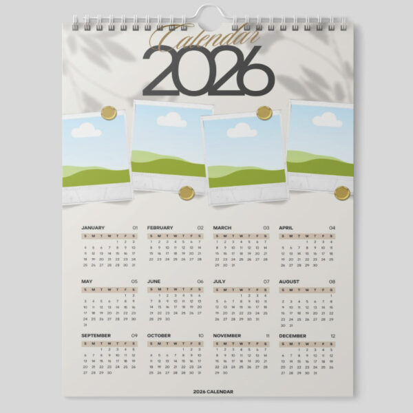 Wall calendar gifts 2026