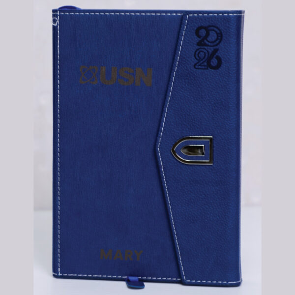 Company engraved b5 diary 2026