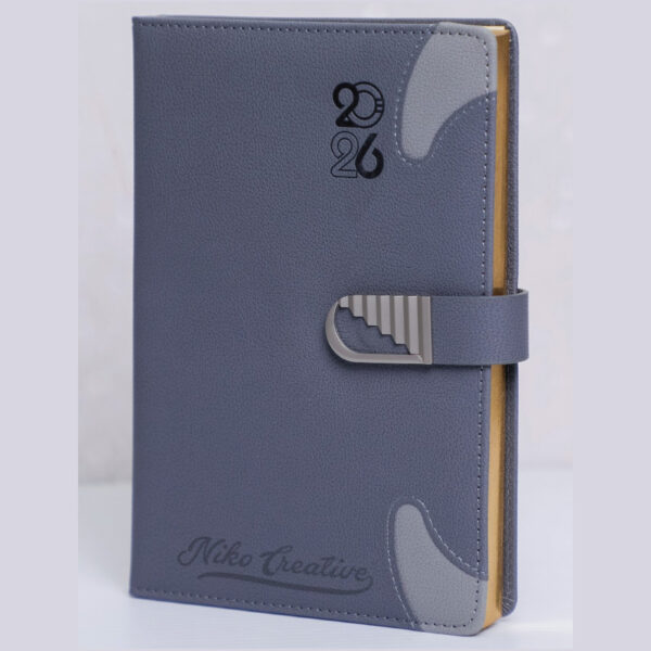Branded leather 2026 a4 diary
