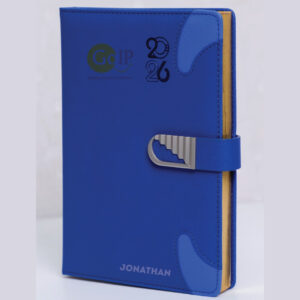 Branded leather 2026 diary