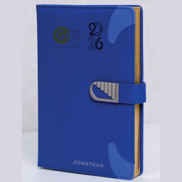 Branded leather 2026 diary
