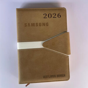 High quality leather 2026 diary