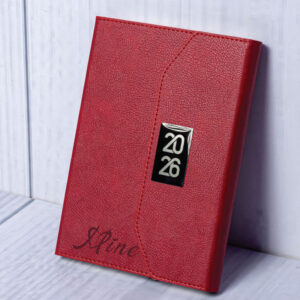 Engraved corporate 2026 diaries