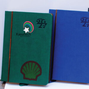 Home 13 Corporate a5 diaries 2027 available in grey, green, blue and black, ideal for branded staff gifts, client gifts and corporate giveaways in kenya.